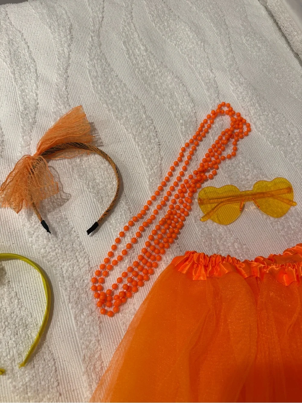 Yellow and orange Kids Tutu Costume Set - Child Dress-Up Accessories